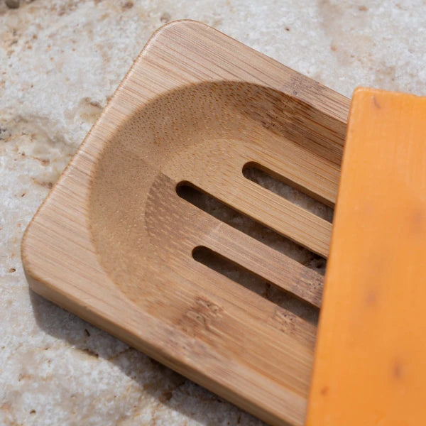 Porte-savon en bambou