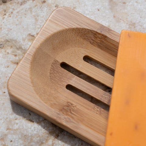 Porte-savon en bambou