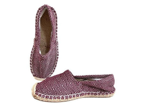 Les espadrilles Diamond Bordeaux