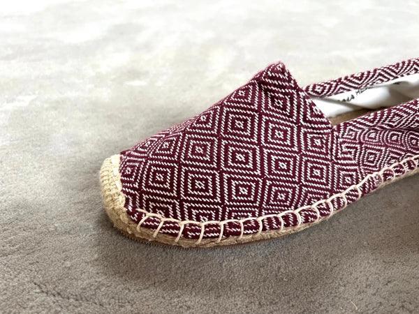 Les espadrilles Diamond Bordeaux