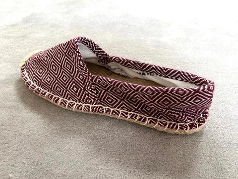 Les espadrilles Diamond Bordeaux