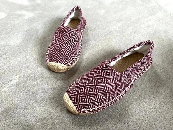 Les espadrilles Diamond Bordeaux