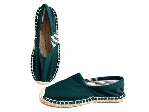 Les espadrilles Krama Vertes