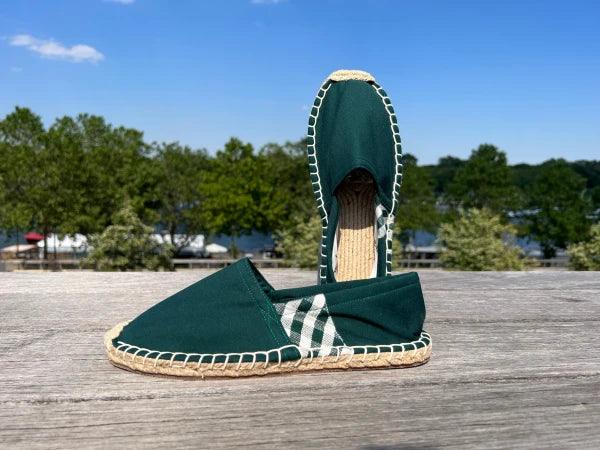 Les espadrilles Krama Vertes