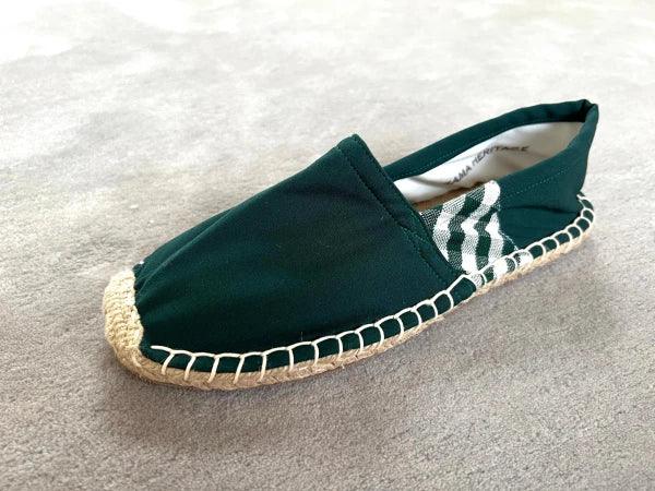 Les espadrilles Krama Vertes