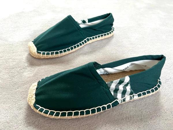 Les espadrilles Krama Vertes