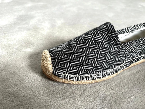 Les espadrilles Diamond Noir Ebène