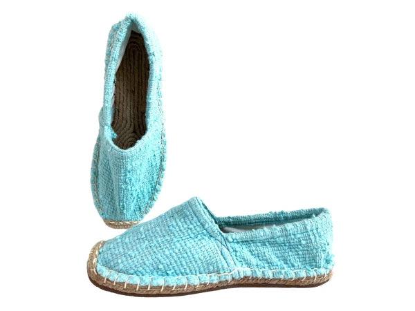 Les espadrilles Naturelles Cyan