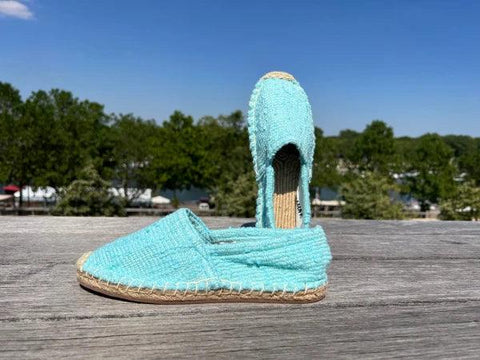 Les espadrilles Naturelles Cyan