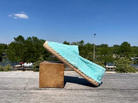 Les espadrilles Naturelles Cyan