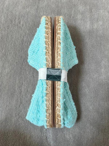 Les espadrilles Naturelles Cyan