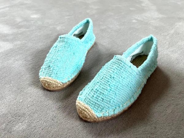 Les espadrilles Naturelles Cyan