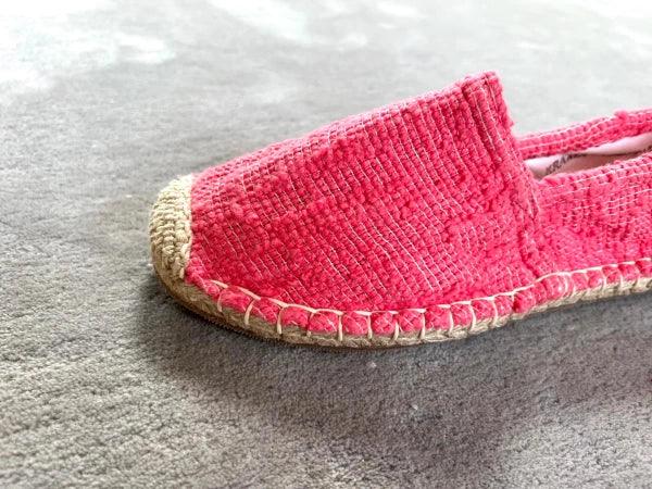 Les espadrilles Naturelles Framboise