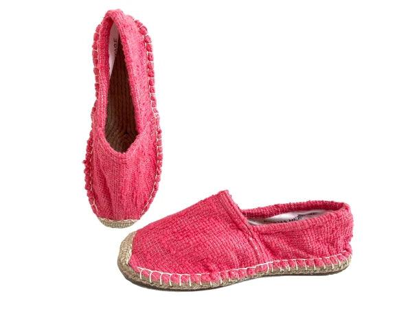 Les espadrilles Naturelles Framboise