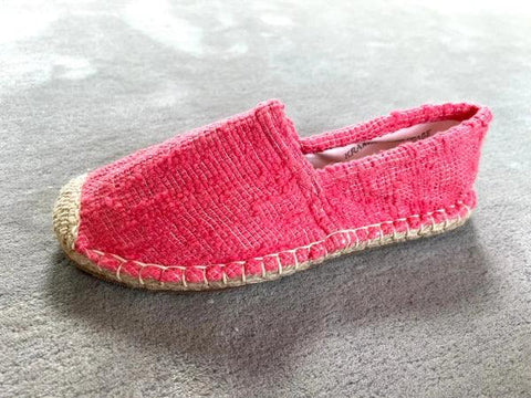 Les espadrilles Naturelles Framboise