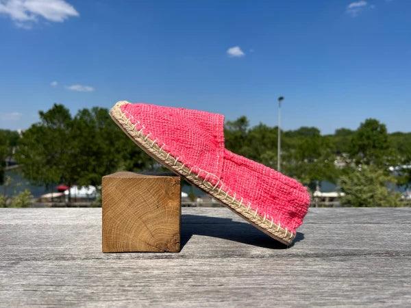 Les espadrilles Naturelles Framboise