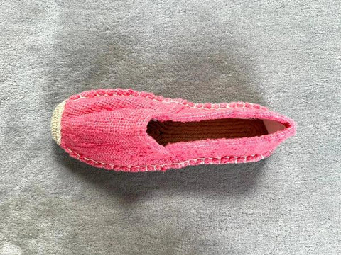 Les espadrilles Naturelles Framboise