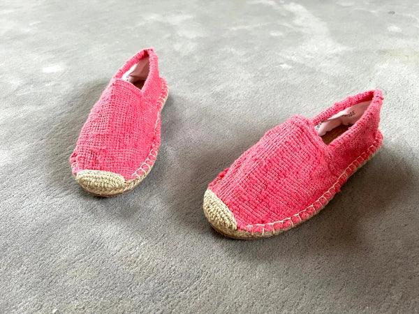 Les espadrilles Naturelles Framboise