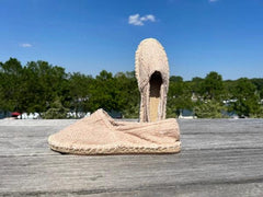 Espadrilles sable en jute tressé - Naturelles