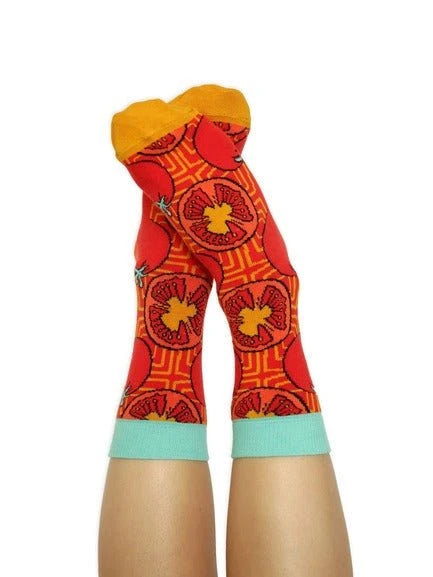 Lucille Pattern | Paire de chaussettes Tomates