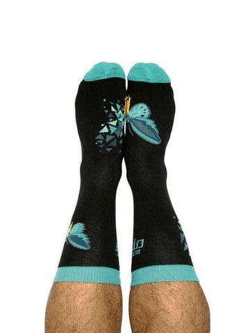 Sabrina Beretta | Paire de chaussettes Butterfly Effect bleu