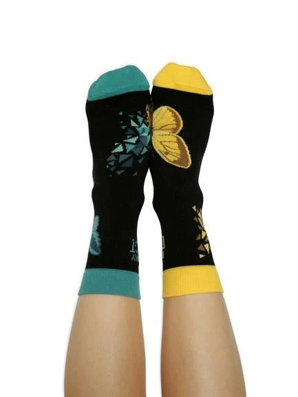 Sabrina Beretta | Paire de chaussettes Butterfly Effect jaune