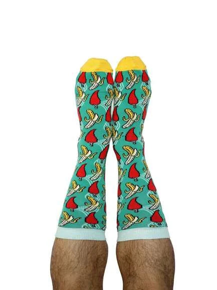 Lucille Pattern | Paire de chaussettes Banane - Piment