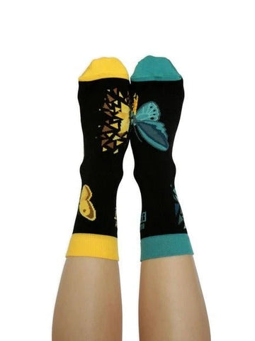 Sabrina Beretta | Paire de chaussettes Butterfly Effect jaune