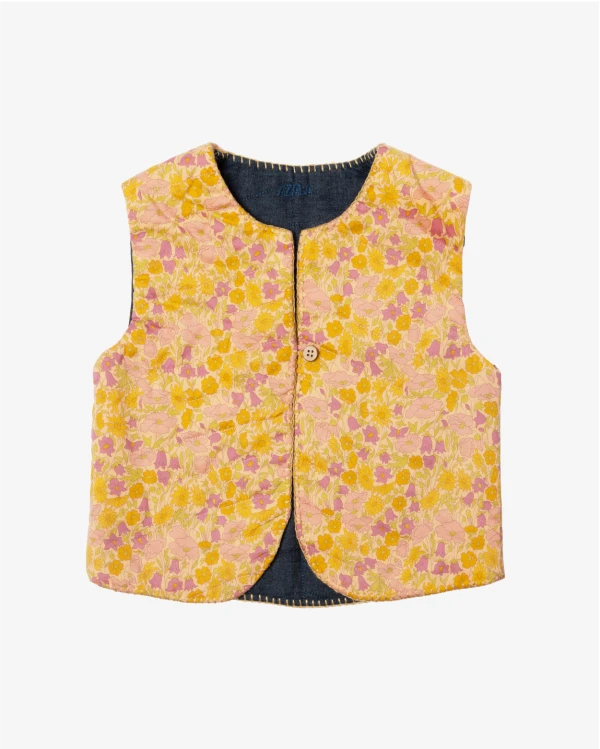 Gilet bébé Crème Liberty