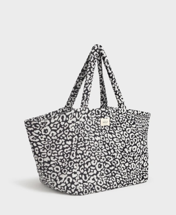 Grand sac cabas effet serviette -  Dalmatien Coco