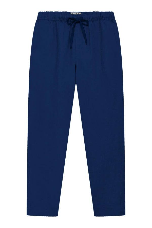 AUGUST - Linen Trouser Navy