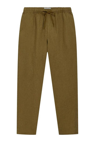 AUGUST - Organic Linen Trouser Khaki