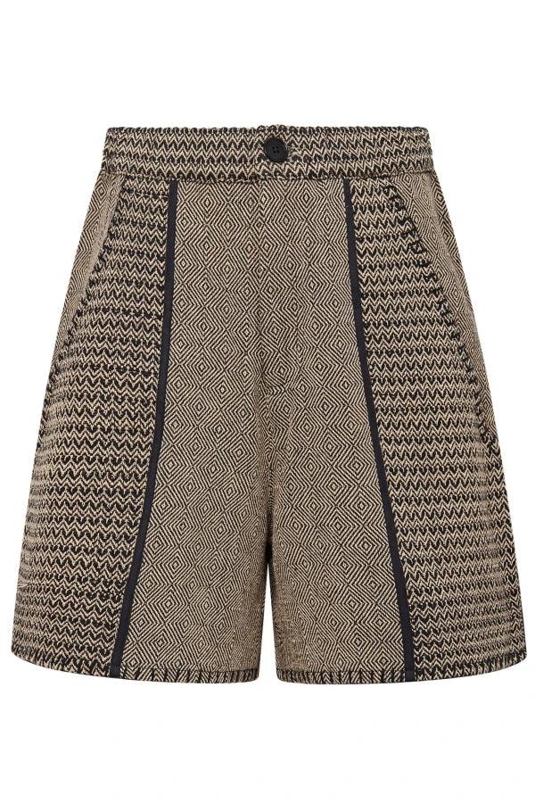 DOLLY - Hand Loomed Cotton Patchwork Shorts