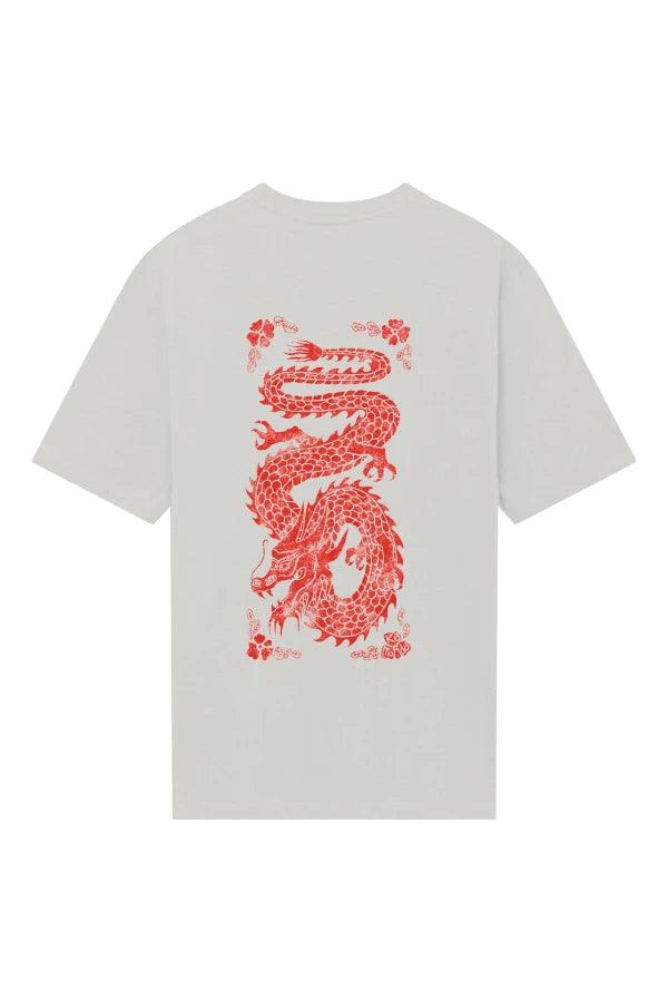 DRAGON - GOTS Organic Cotton Tee Off White