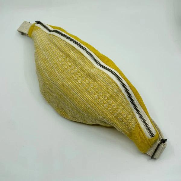 Sac banane Cils jaune avec motifs