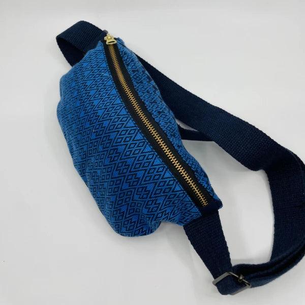 Sac banane Kachin bleu roi