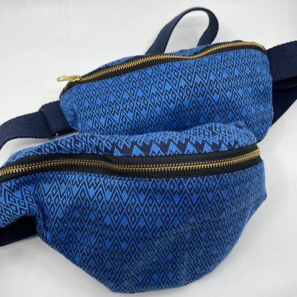 Sac banane Kachin bleu roi