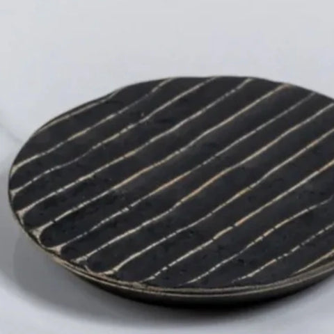 Dessous de verre en bois fait main rond