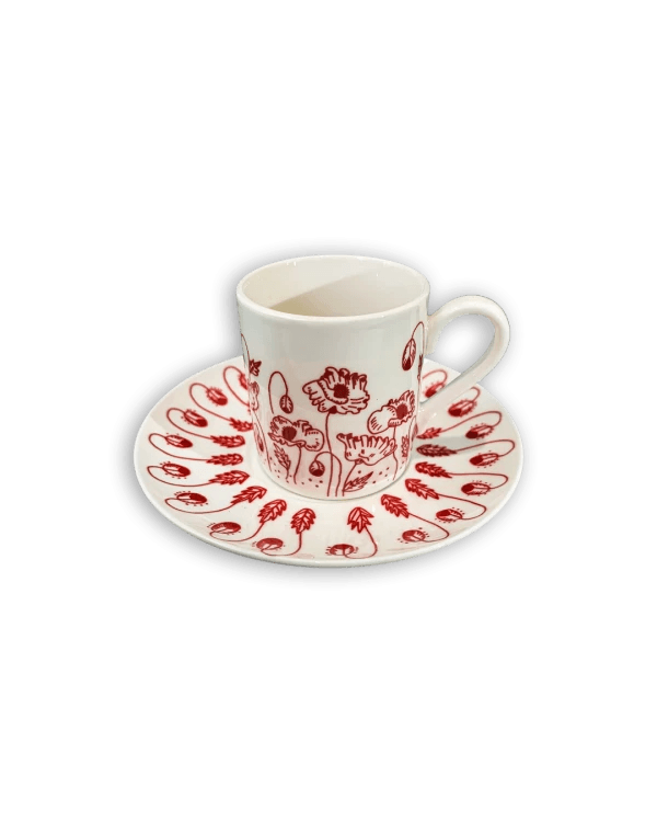 Poppy Coffee Cup - Tableware