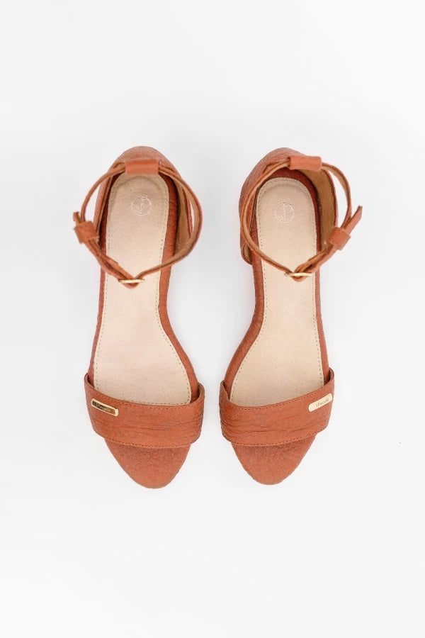 Chicago - Ankle Strap Heels - Canela