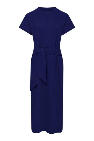 FONDA - GOTS Organic Cotton Dress Navy