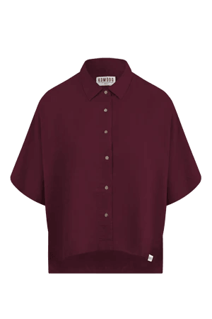 KIMONO - Linen Shirt Berry