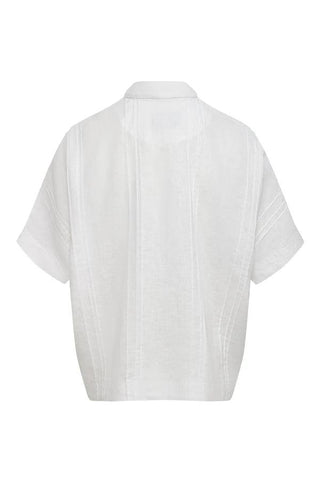 KIMONO Organic Linen Shirt - Off White