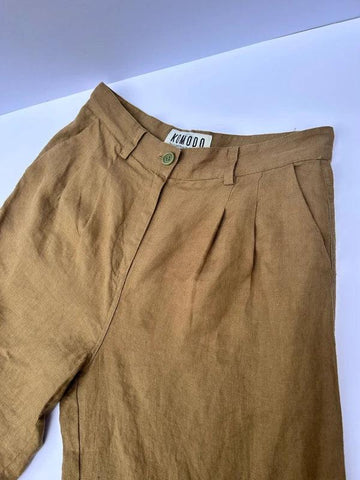 LION - Linen Trousers Khaki