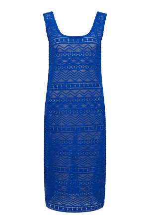 LAGO - Organic Cotton Dress Sapphire Blue