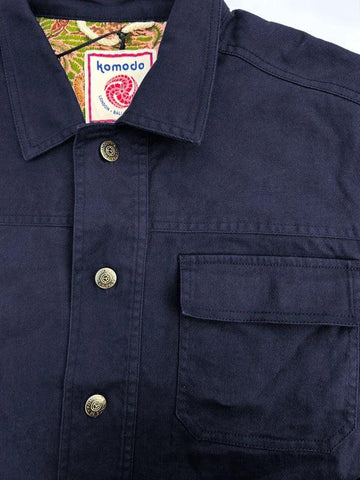 LANDON - Organic Cotton Jacket Navy