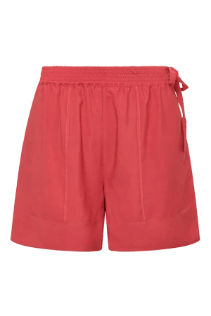 MAYA - Rayon Pink Shorts