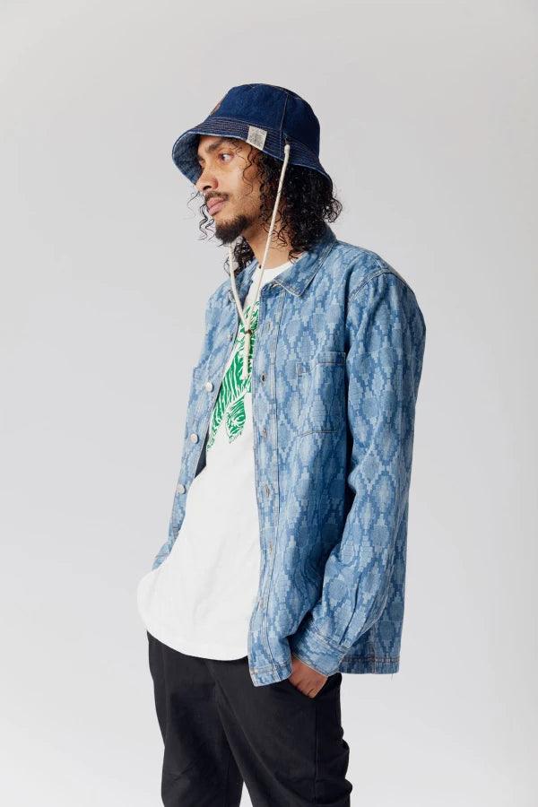 PETAL Reversable Organic Denim Bucket Hat