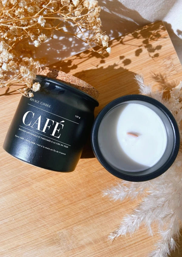 Bougie Artisanale Parfumée - Café