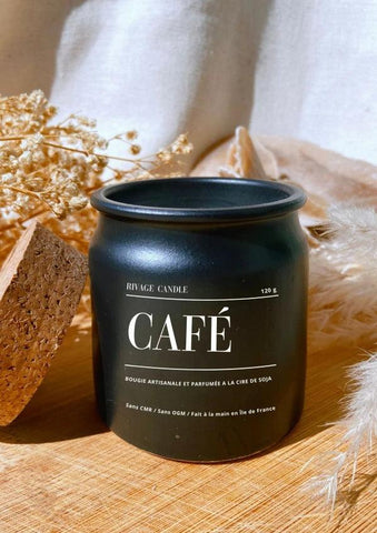 Bougie Artisanale Parfumée - Café